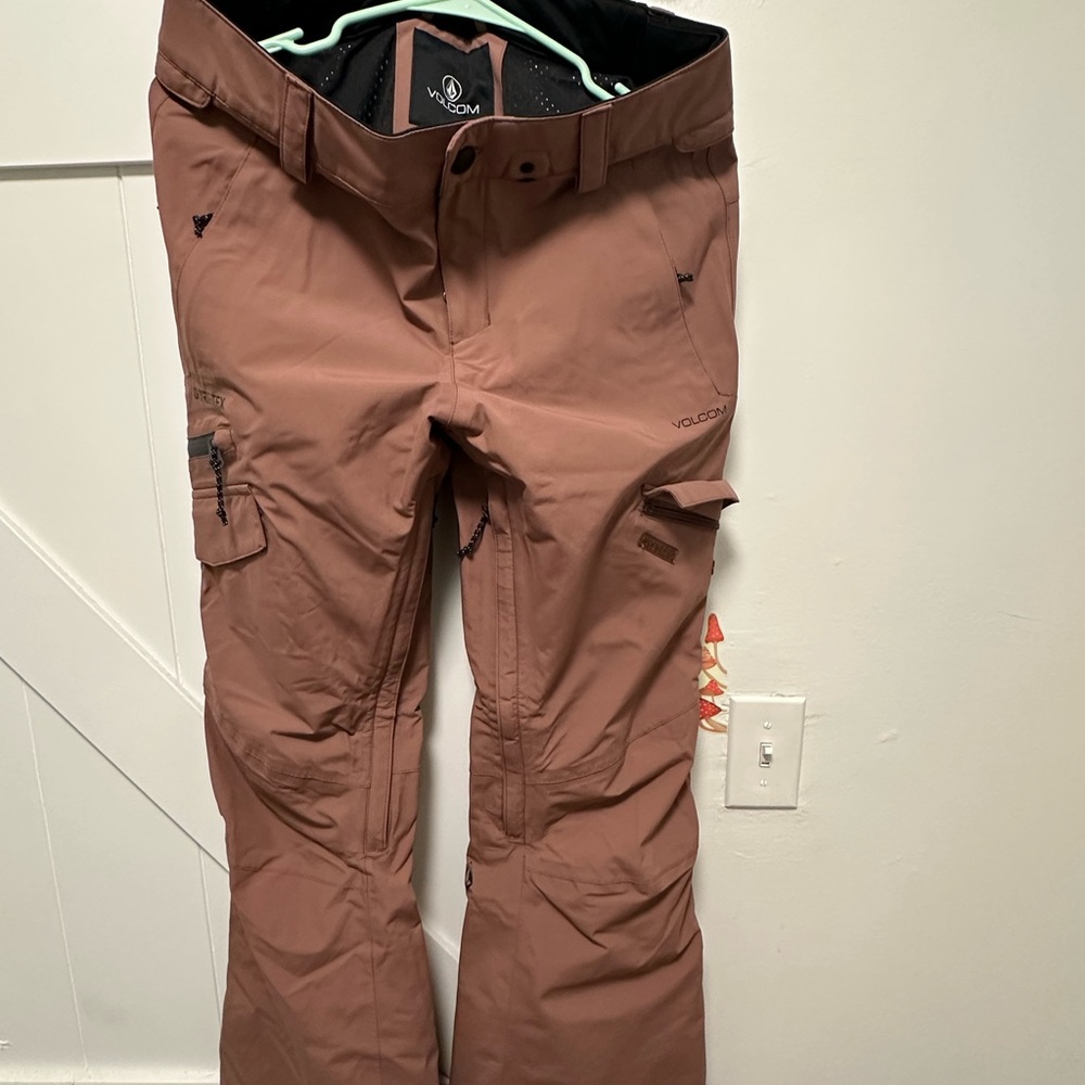 Volcom Gortex Aston Snow Pants Size M Rosewood